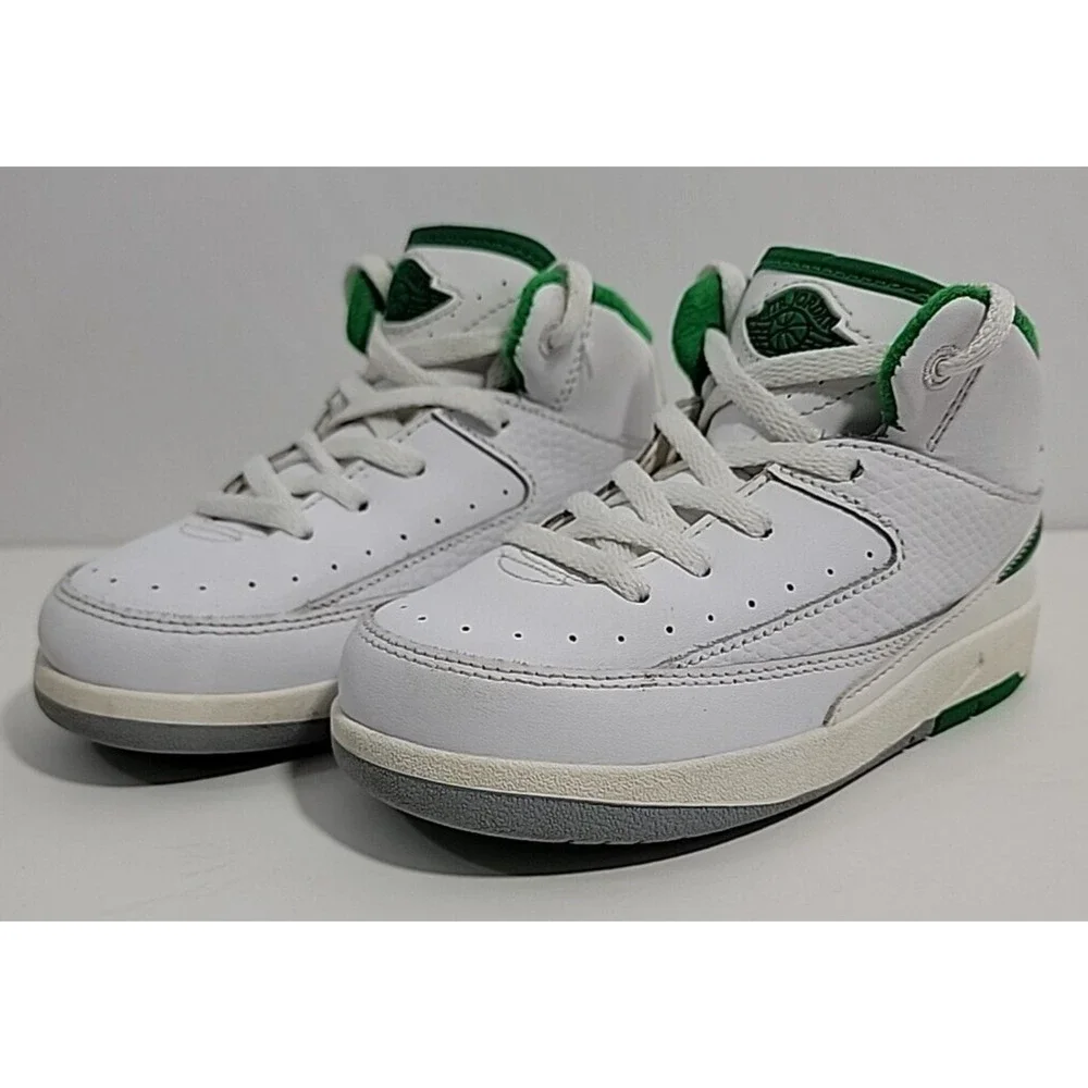 Air Jordan 2 Retro Lucky Green size‎ 9C Toddler shoes DQ8563-103